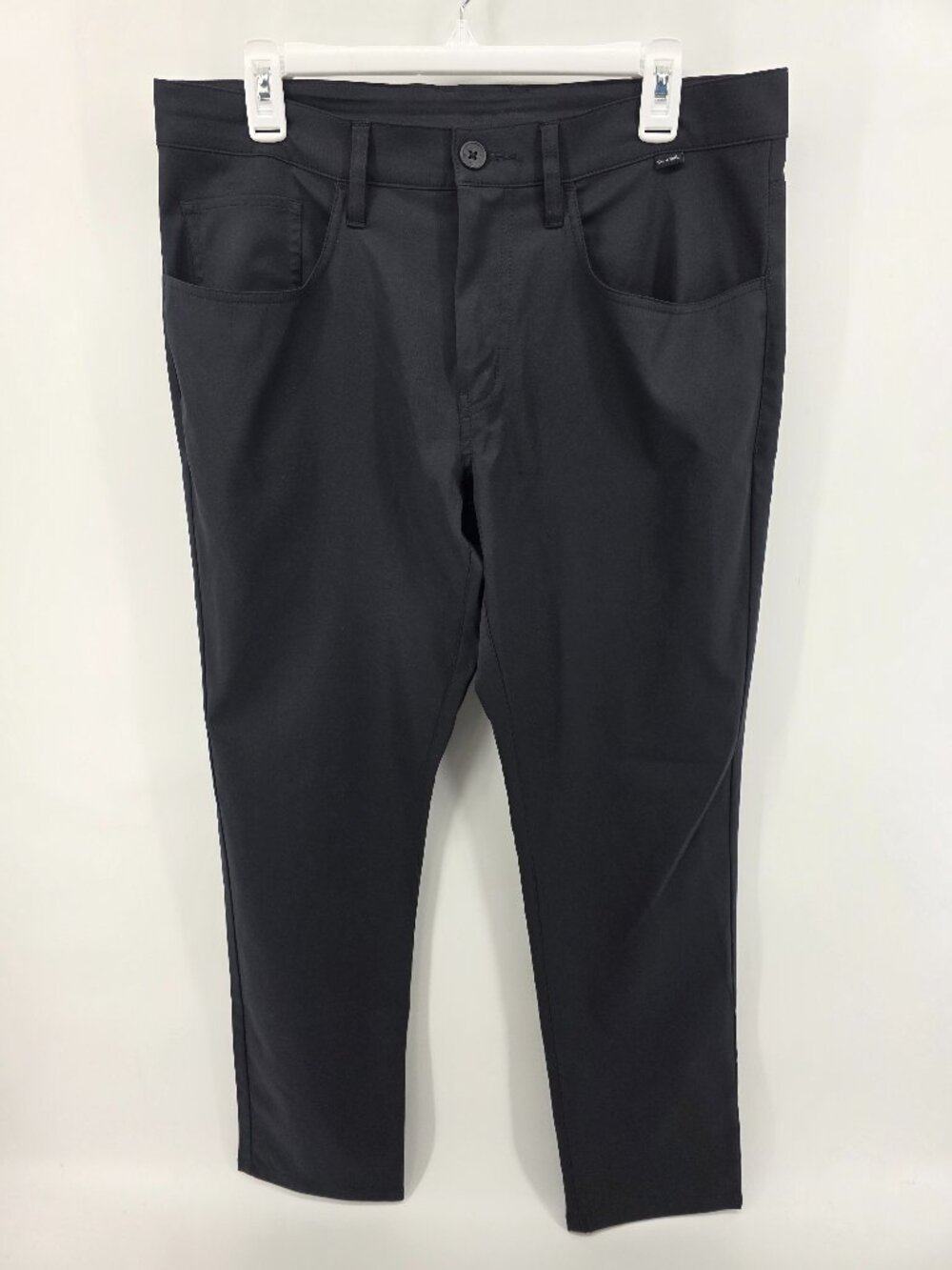 Travis Mathew Black Performance Pants Size 32 Stretch 5-Pocket Trouser
